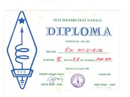 Diplome in plakete